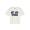 The New Society - T-shirt "Mica", Moonlight White, Baumwolle