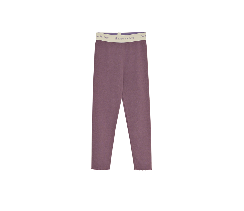 The New Society - TNS Rib Legging Grape Bliss