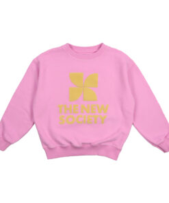 The New Society - TNS Logo Sweatshirt Pink Lavander