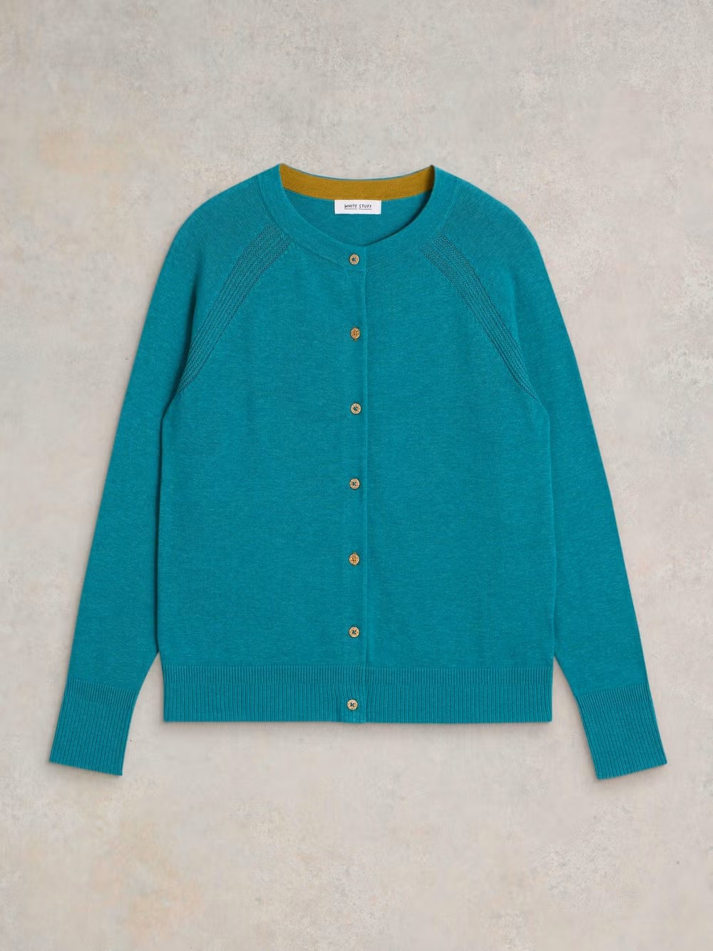 White Stuff – Cardigan LULU, BRT Blue, Biobaumwolle