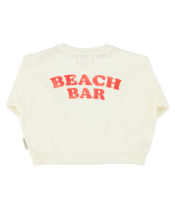 PiuPiuChick - Sweatshirt Frottee "ICE CREAM", ecru, Biobaumwolle – Bild 2