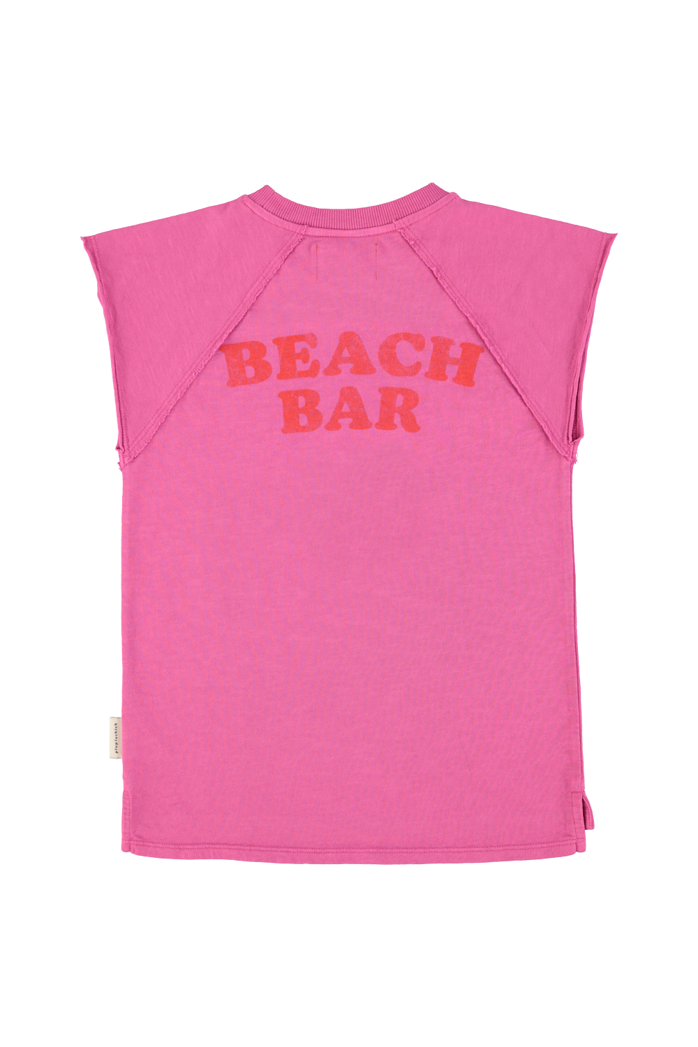 PiuPiuChick - Kleid T-Shirt "EIS", fuchsia, Baumwolle – Bild 4