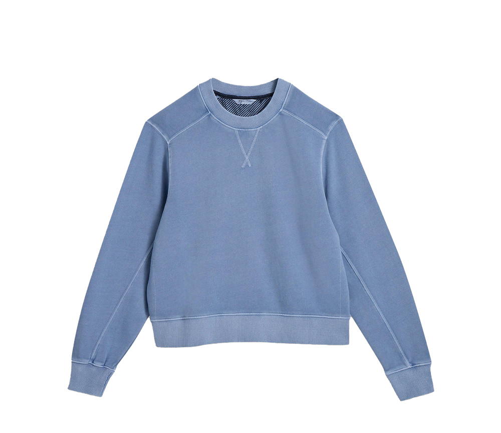 White Stuff - Sweatshirt DAYDREAMER, blue, Biobaumwolle