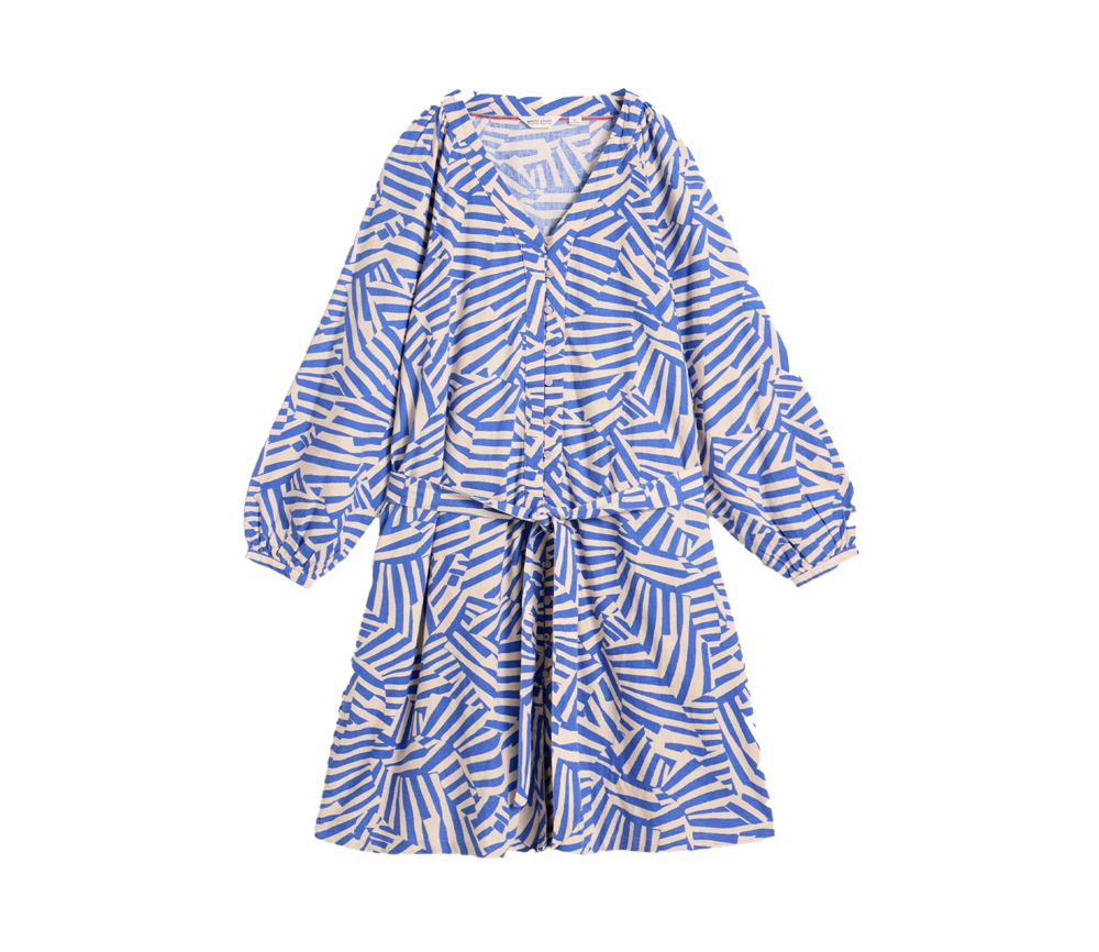 White Stuff - Kleid PETRA, blue, Leinen