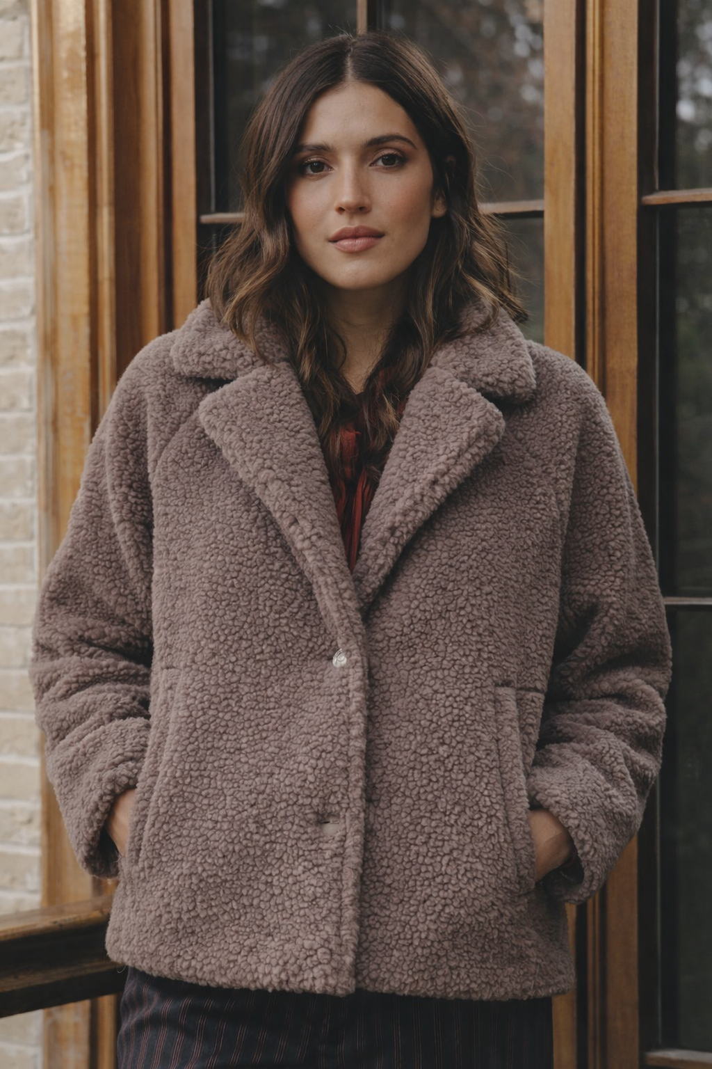 Alwero - Jacke "HERITA", MOUSE, Biowolle Ultra Light