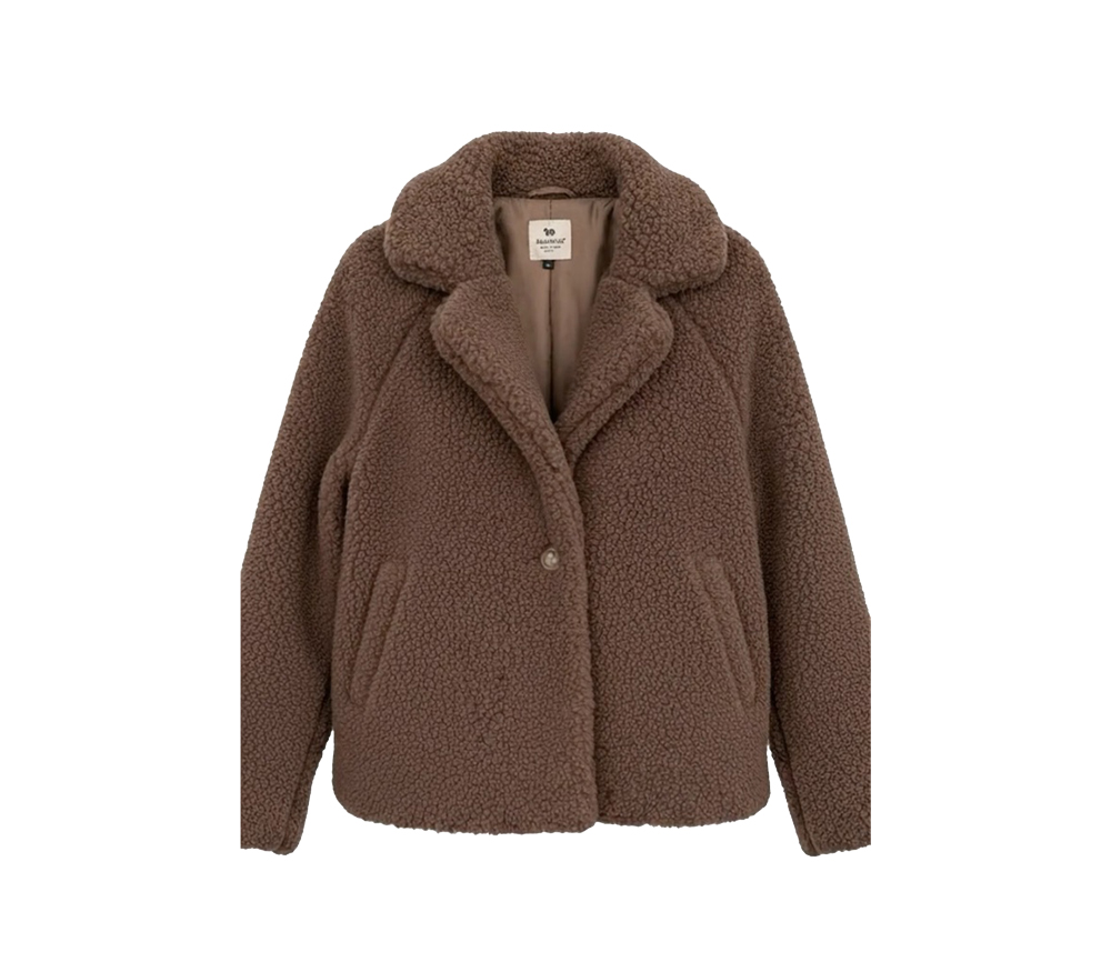 Alwero - Jacke "HERITA", CHOCO MARTINI, Biowolle Ultra Light – Bild 2