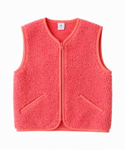 Alwero - Weste "POS" Adult, Biowolle, CORAL, ultra light