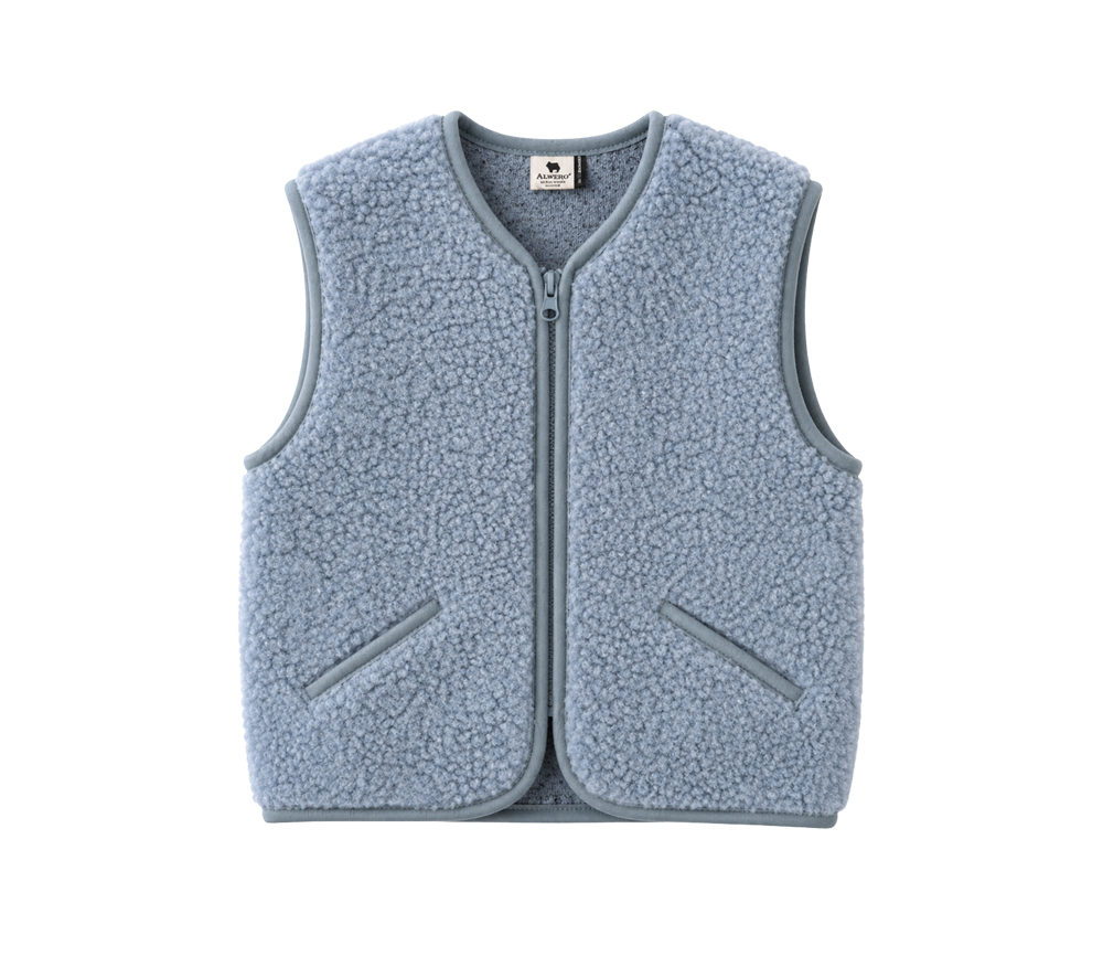 Alwero - Bodywarmer "POS" Junior, ICY BLUE, ultra light