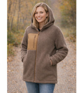 Alwero - Jacke "PATA" Adult mit Kapuze, MOUSE, Biowolle Ultra Light – Bild 2