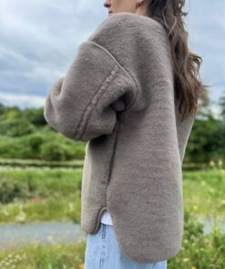 Alwero - Jacke CLOUDER, Mouse, Biowolle – Bild 3