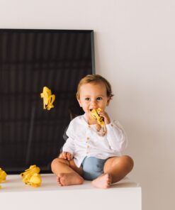 Oli & Carol - Beißhilfe "Ana Banana" Pop Art - Limited Edition aus Naturkautschuk – Bild 3