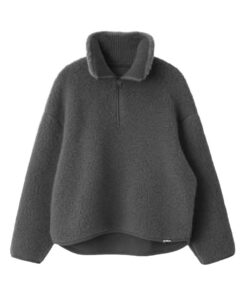 Alwero - Sweater BEL, Oversize ANTHRACITE, Biowolle, ULTRA LIGHT