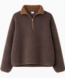 Alwero - Sweater BEL, Oversize CHOCO MARTINI, Biowolle, ULTRA LIGHT