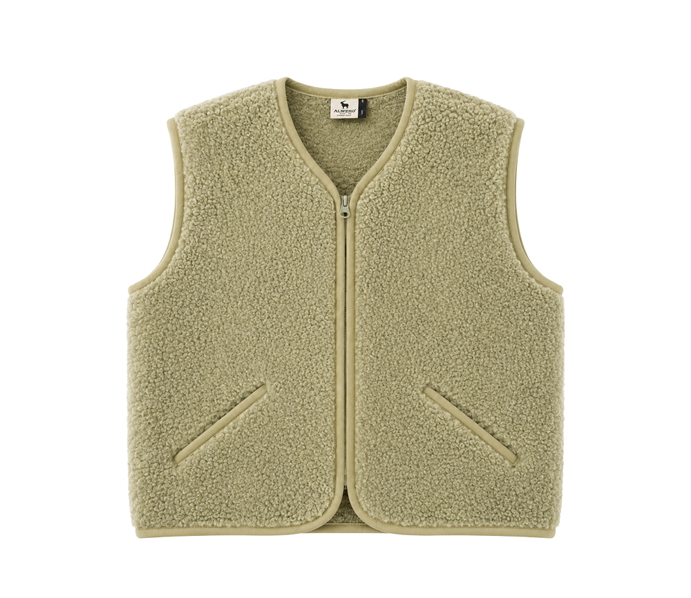 Alwero - Bodywarmer "POS" Junior, PISTACHIO, ultra light