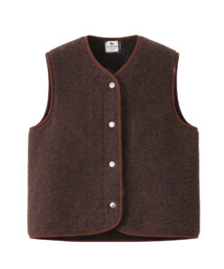 Alwero - Bodywarmer "TYB" ADULT, CHOCO MARTINI FELTED, ultra light – Bild 2