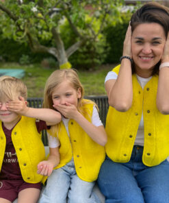 Alwero - Bodywarmer "TYB" ADULT, LEMON GRASS, Merinowolle, ultra light
