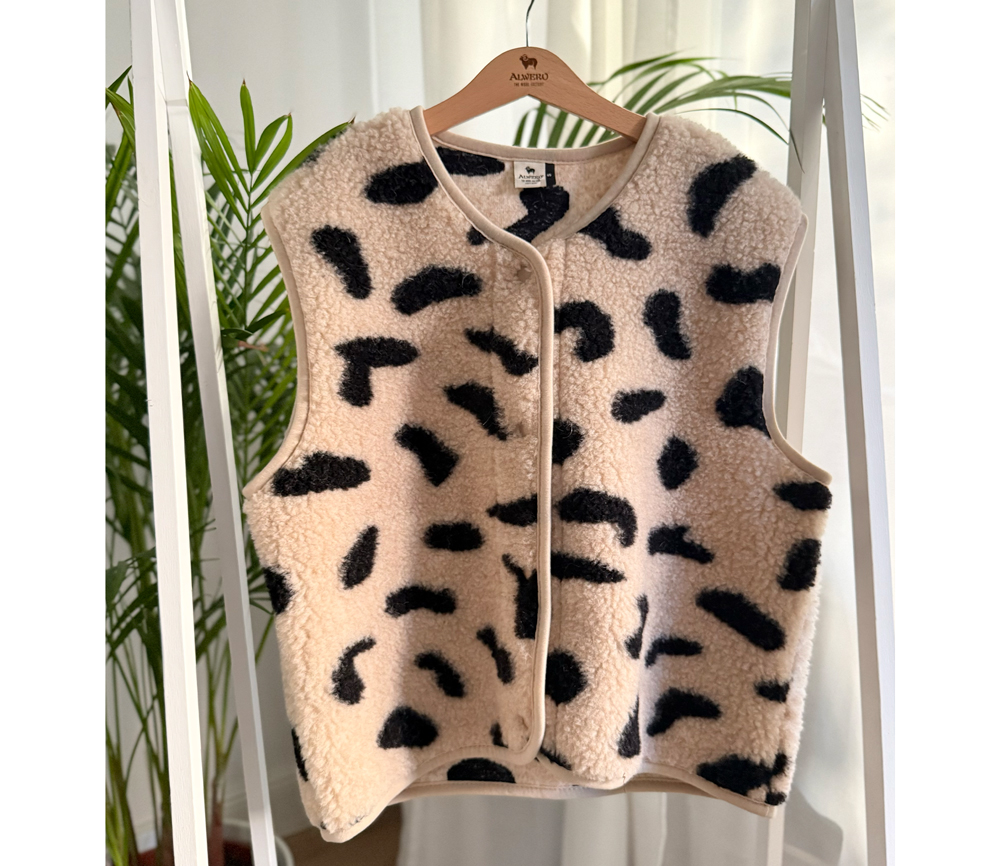 Alwero - Weste "TYB" Adult, GEPARD, Merinowolle, ultra light