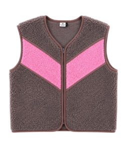 Alwero - Bodywarmer "TIDE" , Merinowolle, Choco Martini/Bubble Gum, ultra light mit Seitentaschen - LIMITED EDITION
