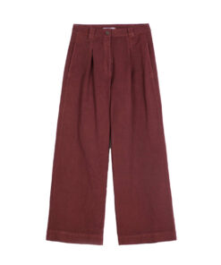 BOBO CHOSES - Faltenhose aus Twill, braun, Biobaumwolle