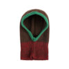BOBO CHOSES - Balaclava "Color Block", braun. Merinowolle