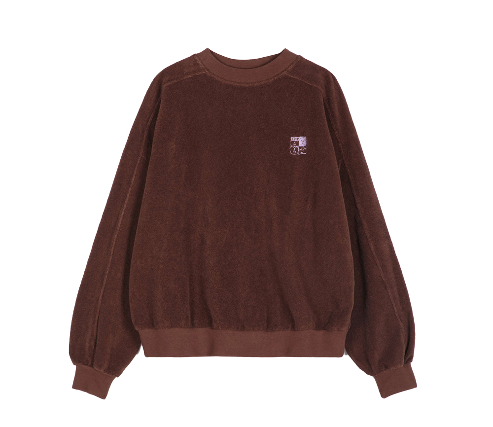 BOBO CHOSES - Sweatshirt Frottee "Mystery", brown, Biobaumwolle