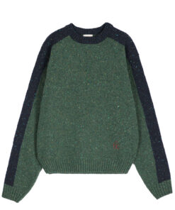 BOBO CHOSES - Srickpullover "Color Block", grün, Wollmix