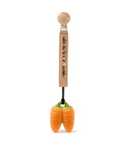 Oli & Carol - Beißhilfe "Cathy the Carrot" Mini aus Naturkautschuk und Musselin – Bild 5