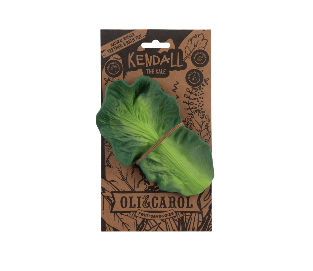 Oli & Carol - Beißhilfe "Kendall the Kale" aus Naturkautschuk