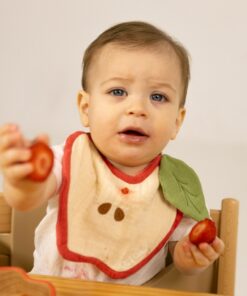 Oli & Carol - Lätzchen "Pepa the Apple" aus Baumwolle – Bild 2