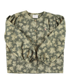 Sisters Department - Bluse mit Blumenmuster, green, Baumwolle