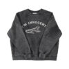 Sisters Department- Sweatshirt "I`m Innocent", black, Bio-Baumwolle