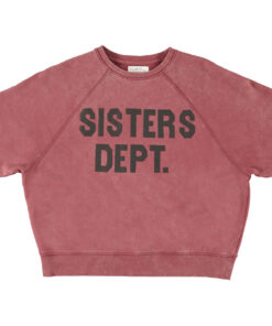 Sisters Department- T-Shirt "Sisters Dept", bordeaux, Bio-Baumwolle