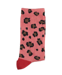 PiuPiuChick - Socken Animal Print, rosa – Bild 2