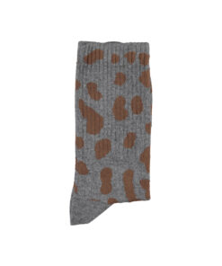 PiuPiuChick - Socken Animal Print, grey