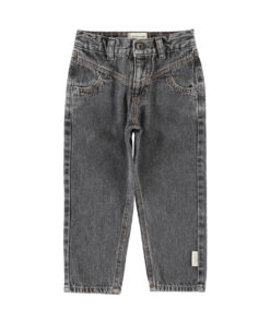 PiuPiuChick - Mom fit Jeans, washed black, Baumwolle