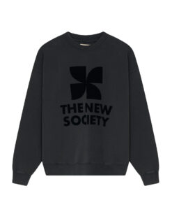The New Society - TNS Logo Woman Sweatshirt, Moonless Night, Baumwolle