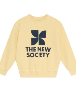 The New Society - TNS Logo Woman Sweatshirt, Sunlight, Baumwolle