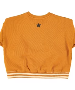 PiuPiuChick - Sweatshirt "SCHOOL TRIP", camel, Biobaumwolle – Bild 5