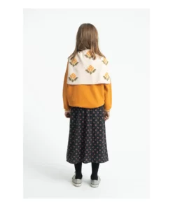 PiuPiuChick - Sweatshirt "SCHOOL TRIP", camel, Biobaumwolle – Bild 6