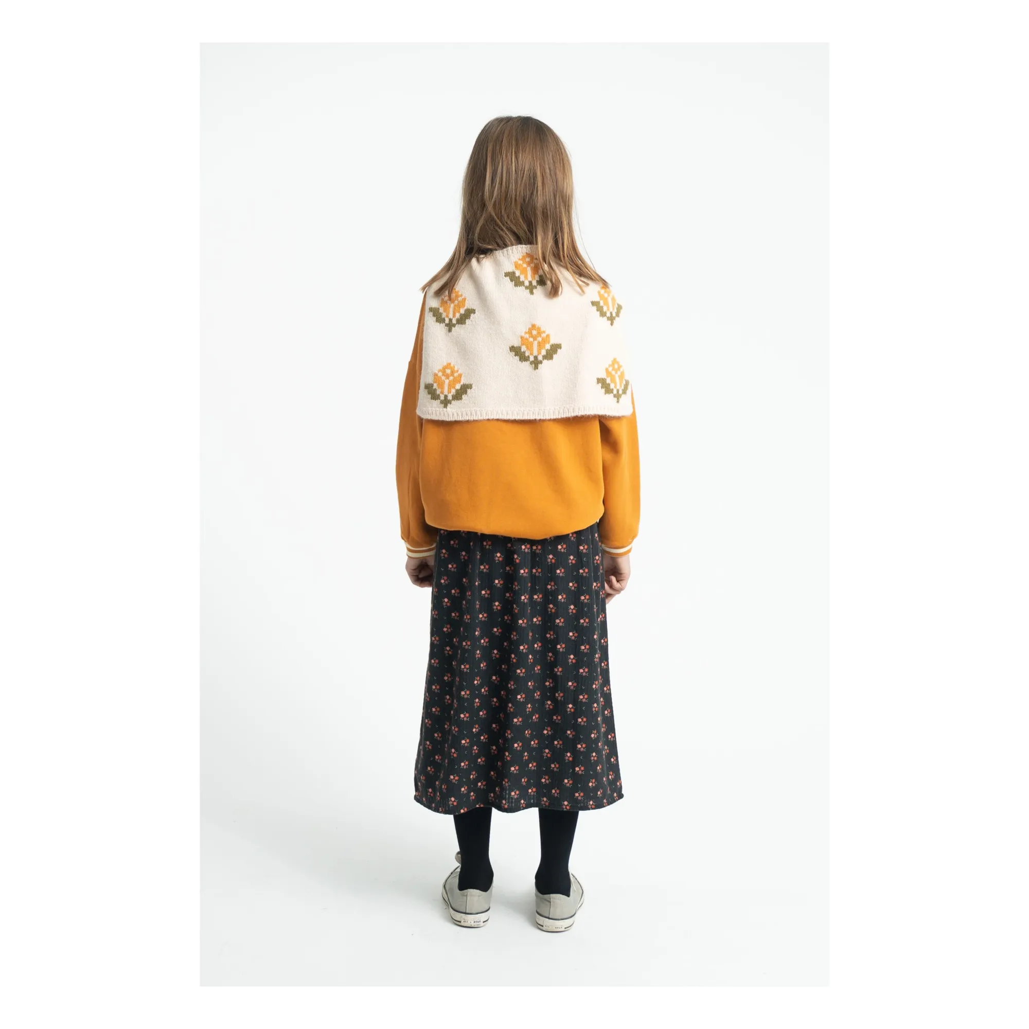 PiuPiuChick - Sweatshirt "SCHOOL TRIP", camel, Biobaumwolle – Bild 6