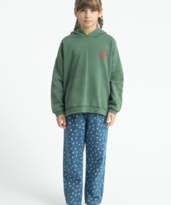 PiuPiuChick - Hoodie "Apfel", grün, Biobaumwolle – Bild 2