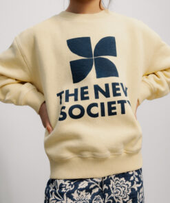 The New Society - TNS Logo Woman Sweatshirt, Sunlight, Baumwolle – Bild 2