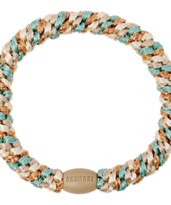 Kknekki - Haargummi "Turkish Beige Glitter", beige