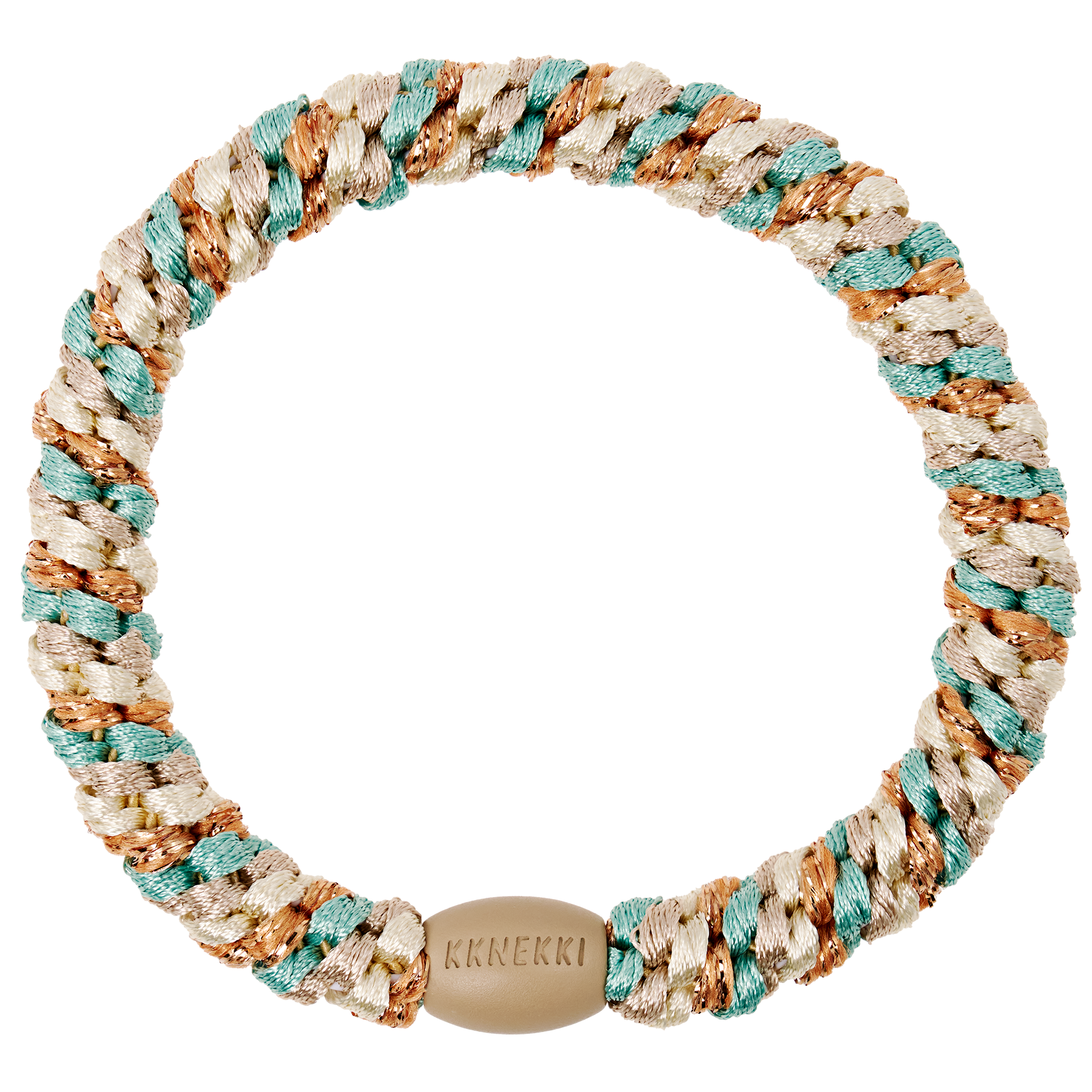 Kknekki - Haargummi "Turkish Beige Glitter", beige
