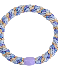Kknekki - Haargummi "Purple Silver gold", lila