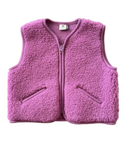 Alwero - Bodywarmer "POS" Junior, FRENCH VIOLETT, Merinowolle, ultra light