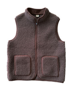 Alwero - Bodywarmer RUDI Adult, CHOCOLATE MARTINI, Merinowolle, ultra light