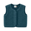 Alwero - Bodywarmer "TYB" Junior, TRANS TEAL, Merinowolle, ultra light