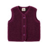 Alwero - Bodywarmer "TYB" Junior, CHERRY LIQUEUR, Merinowolle, ultra light