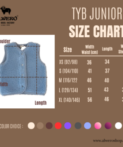 Alwero - Bodywarmer "TYB" Junior, FLOW DUO 2, Merinowolle, ultra light – Bild 4